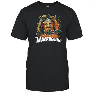 Chewbacca Walking Carpet Christmas Lights T-Shirt